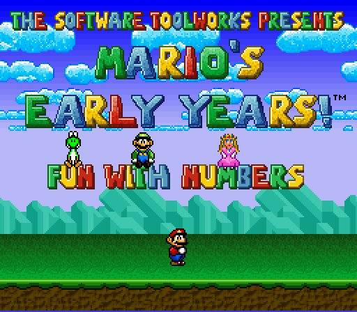    Mario's Early Years: Fun with Numbers