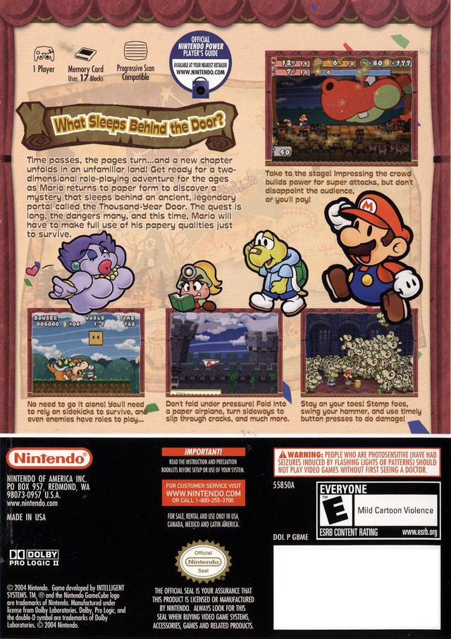 Paper Mario: The Thousand-Year Door. 