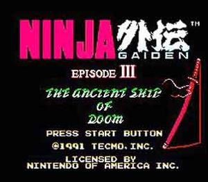    Ninja Gaiden 3: Ancient Ship of Doom
