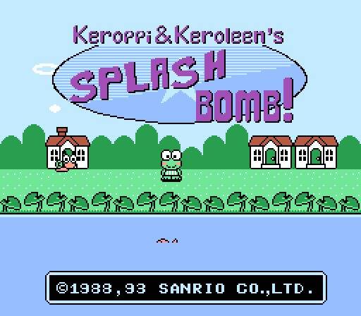 Keroppi to Keroriinu no Splash Bomb! 