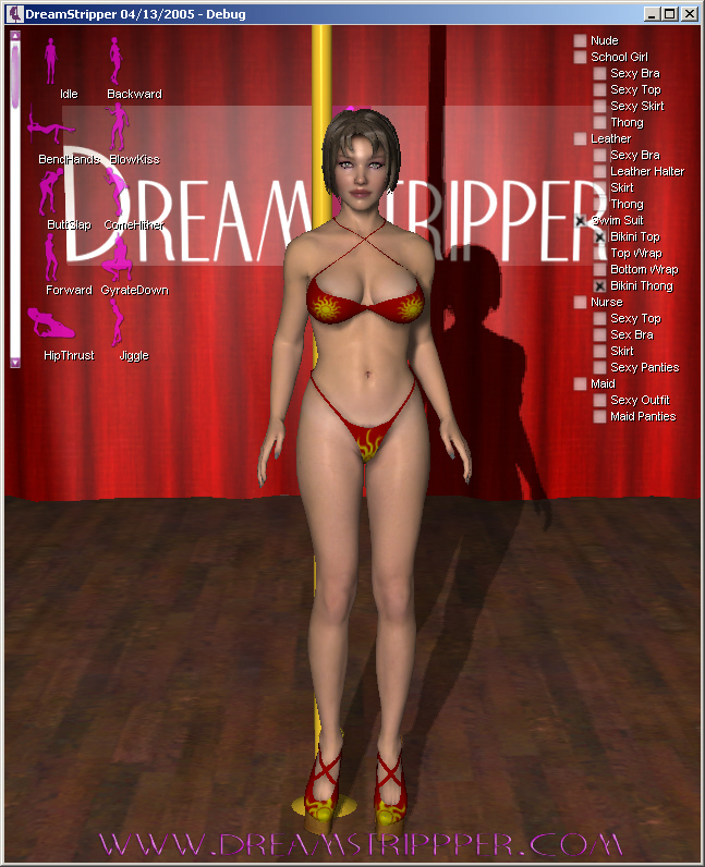 Dream Stripper. кадры из игры. 