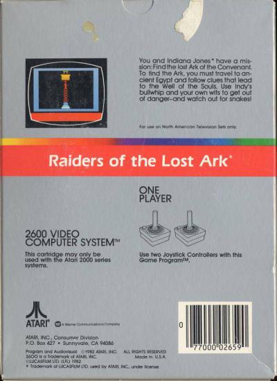 Raiders of The Lost Ark