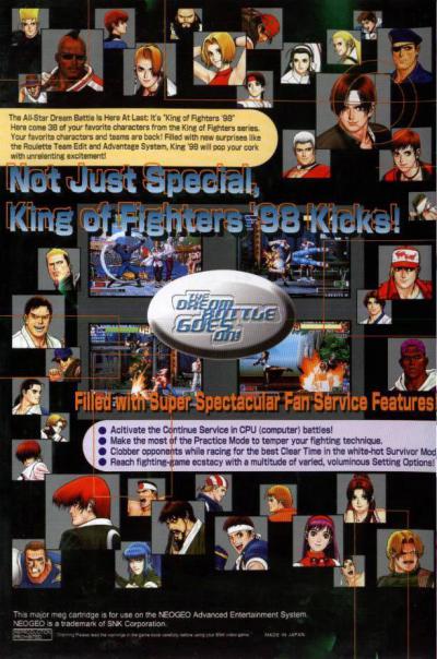 The King of Fighters '98: The Slugfest
