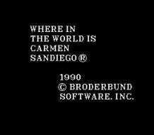    Where in the World is Carmen Sandiego?