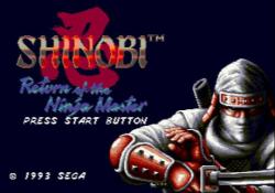    Shinobi III: Return of the Ninja Master