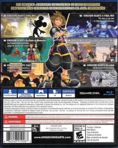 Kingdom Hearts HD 1.5 + 2.5 Remix