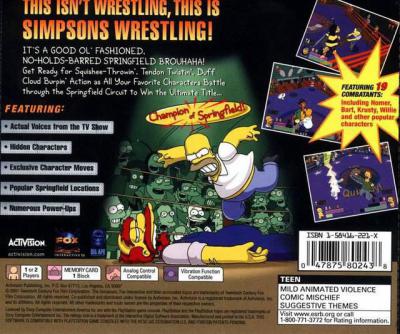 The Simpsons Wrestling