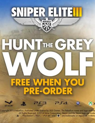 Sniper Elite III: Target Hitler - Hunt the Grey Wolf