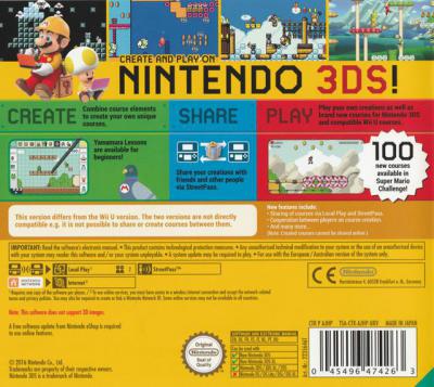 Super Mario Maker for Nintendo 3DS