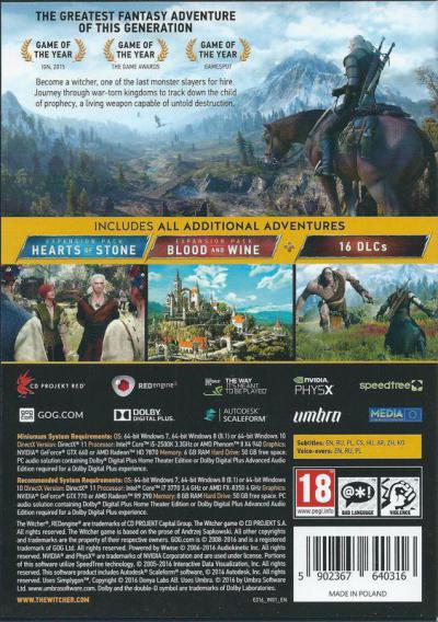 The Witcher 3: Wild Hunt - Game of the Year Edition