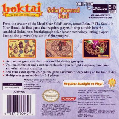 Boktai: The Sun is in Your Hand