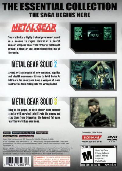 Metal Gear Solid: The Essential Collection