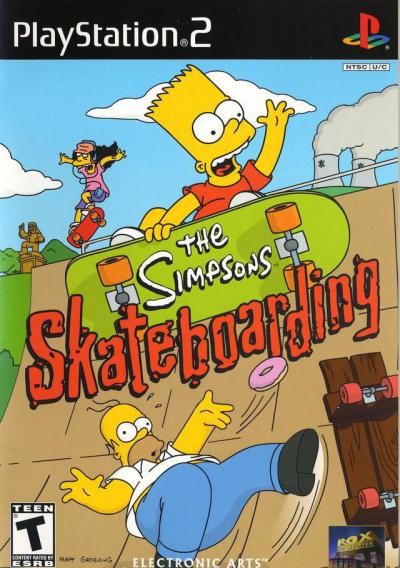 The Simpsons Skateboarding