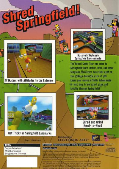 The Simpsons Skateboarding