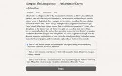    Vampire: The Masquerade  Parliament of Knives