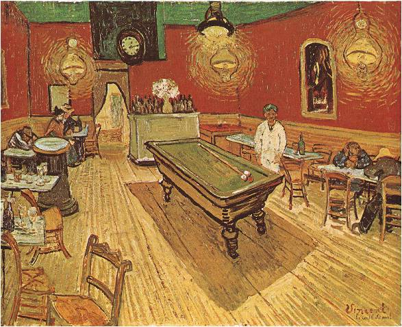 Ночное кафе — Винсент Ван Гог [Vincent Van Gogh]